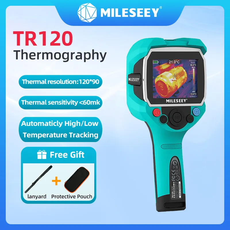 Nf 521 Thermal Imaging Camera - Mileseey TR120/TR256A 赤外線 (IR) サーマルイメージャー高精度プロフェッショナル温度検出器配管加熱検出用