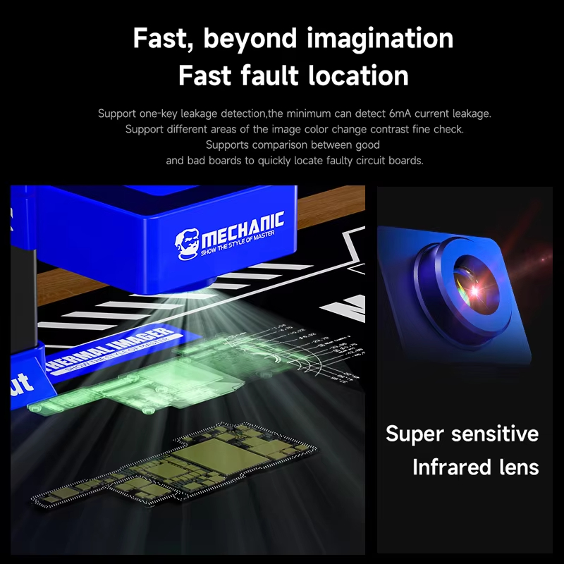 メカニックiScout 3Dサーマルイメージングアナライザー - Thermal Imaging Camera 256X192 のレビューと価格