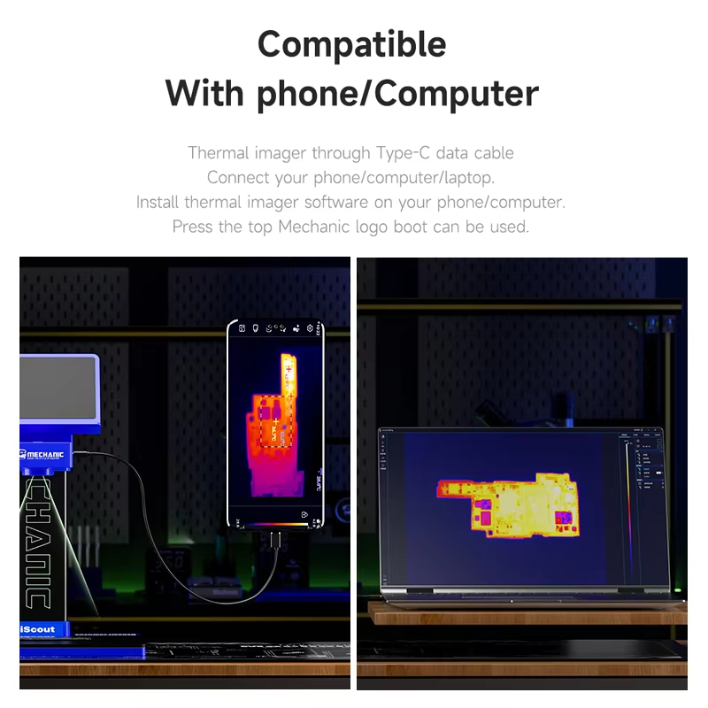 メカニックiScout 3Dサーマルイメージングアナライザー - Thermal Imaging Camera 256X192 のレビューと価格