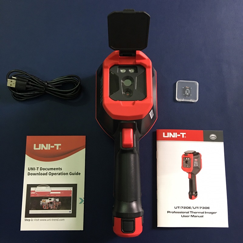 UNI-T UTi720E Wi-Fi対応熱画像カメラ、25 - Thermal Imaging Camera 256X192 のレビューと価格