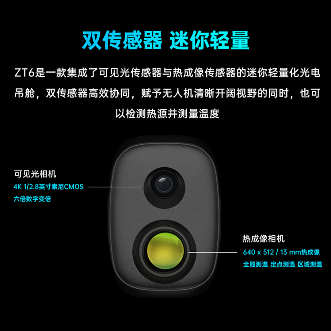 ドローンミニデュアルライトポッド熱画像温度測定ジンバルカメラ - Thermal Imager Drone Gimbal のレビューと価格